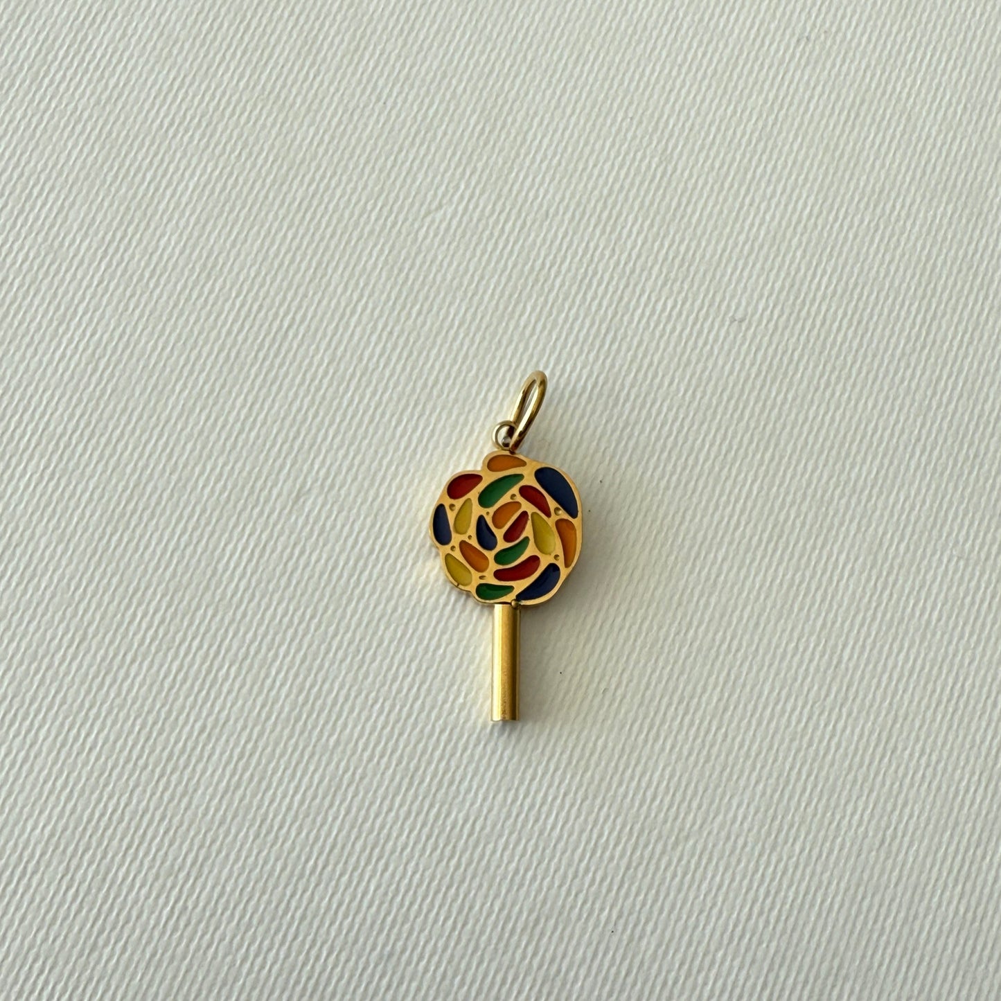 18k Gold Plated Charm - Multi Lollipop