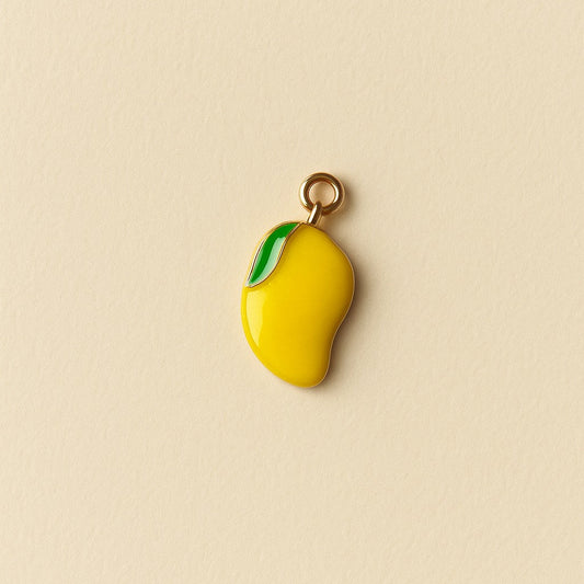 Fruit Charm 18k Gold Plated - Yellow Mango