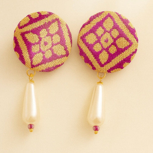 Kemp Pearl Studs - Aarkha X Pallavi Art Gallery