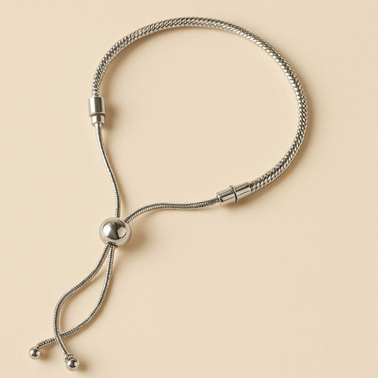 Adjustable Bracelet - Silver