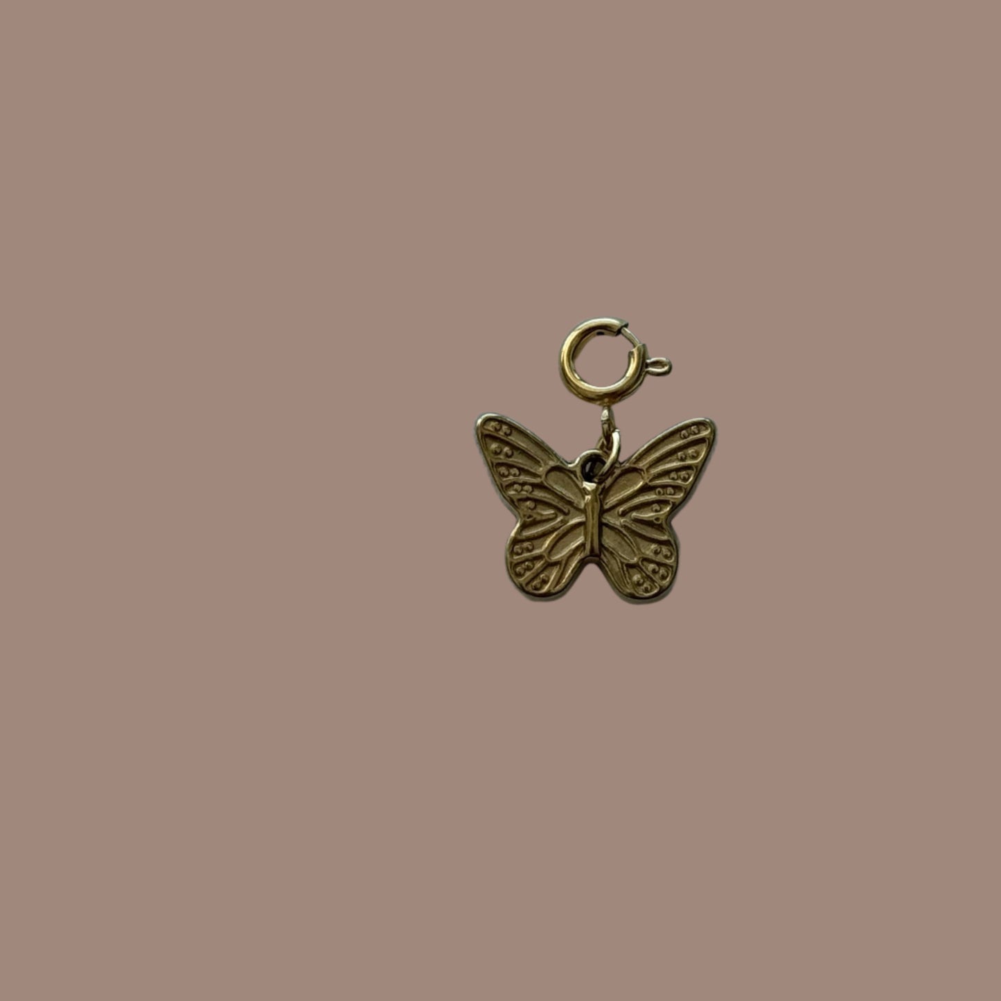 18k Gold Plated Charm - Butterfly