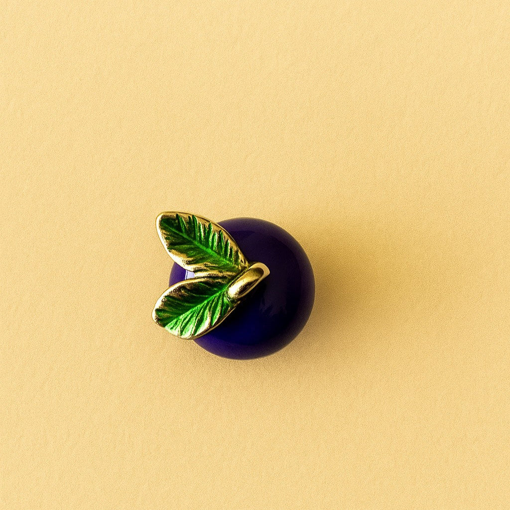 Fruit Charm 18k Gold Plated - Prune