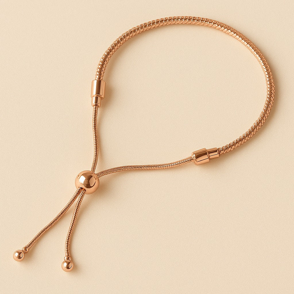 Adjustable Bracelet - Rose Gold