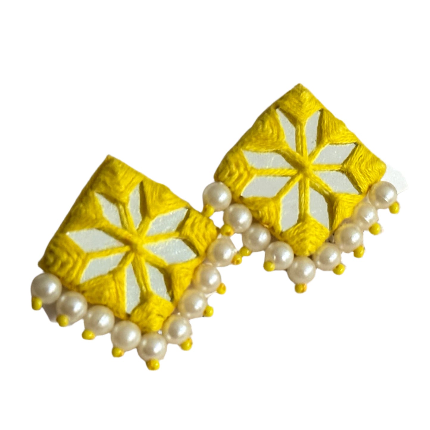 Arashina Mirror Studs - Aarkha X Pallavi Art Gallery